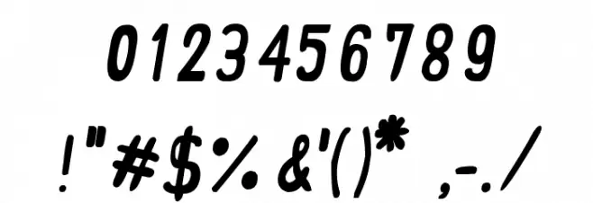 CRU-Jariya-Hand-Written- italic-Bold Font OTHER CHARS