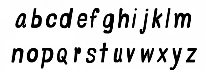 CRU-Jariya-Hand-Written- italic-Bold Fuentes MINÚSCULAS