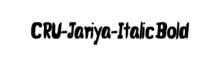 CRU-Jariya-Italic Bold  नि: शुल्क फ़ॉन्ट्स डाउनलोड