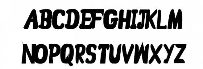 CRU-Jariya-Italic Bold Font Litere mari