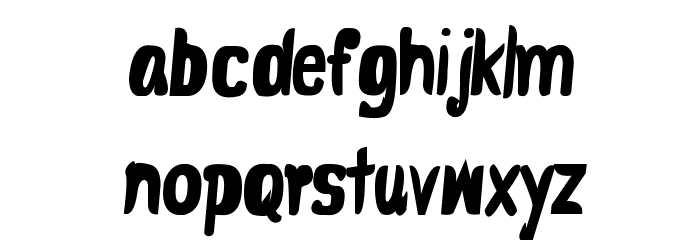 CRU-Jariya-Italic Bold Font LOWERCASE