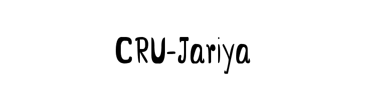 CRU-Jariya फ़ॉन्ट