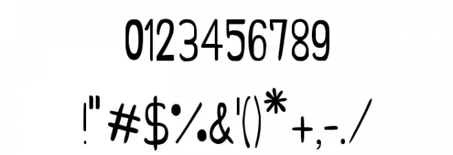 CRU-Jariya Font OTHER CHARS