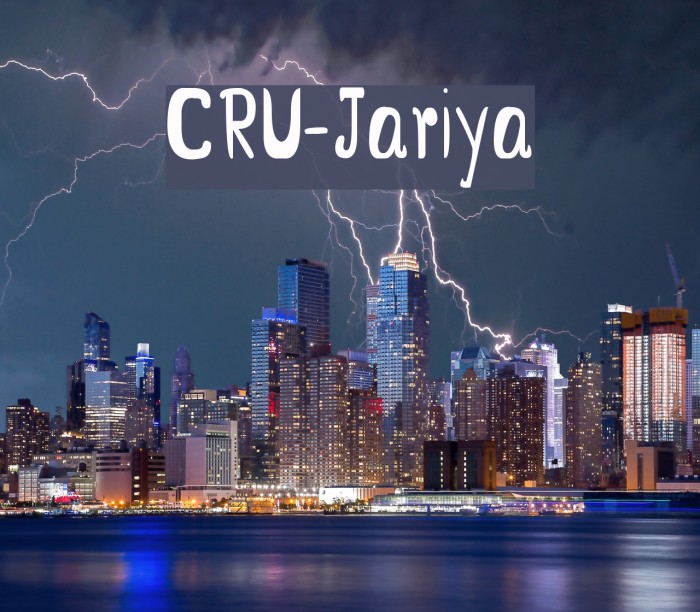 CRU-Jariya फ़ॉन्ट examples