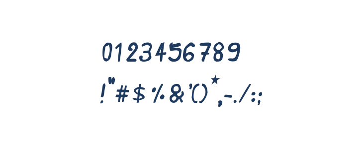 CRU-Jeelada-hand-written Bold Italic Other Characters