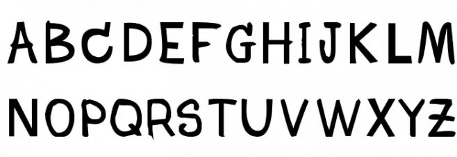 CRU-Jeelada-hand-written Bold 字体 大写