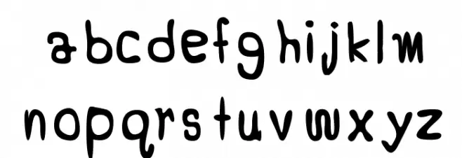 CRU-Jeelada-hand-written Bold Font LOWERCASE