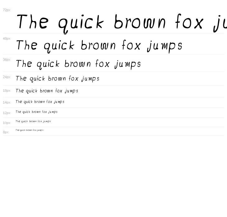 CRU-Jeelada-hand-written Italic Waterfall