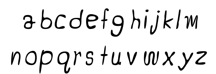 CRU-Jeelada-hand-written Italic Font LOWERCASE