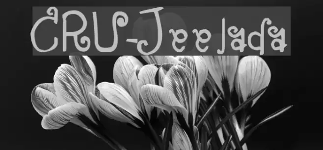 CRU-Jeelada Font examples