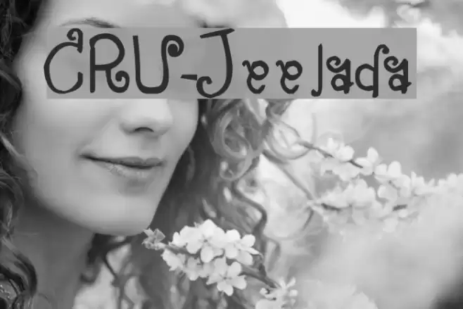 CRU-Jeelada Font examples
