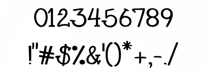 CRU-Kanda-Bold V.2 Font OTHER CHARS