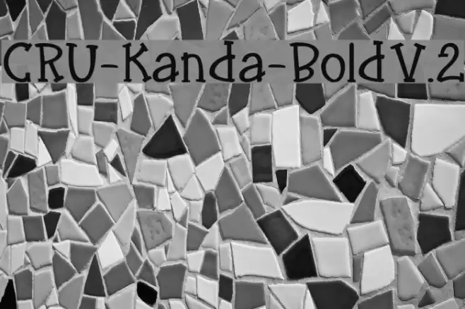 CRU-Kanda-Bold V.2 Font examples