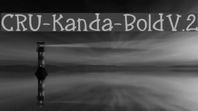 CRU-Kanda-Bold V.2 Font examples