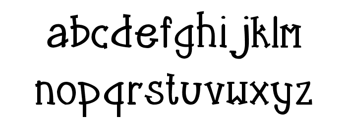CRU-Kanda-Bold V.2 Font LOWERCASE