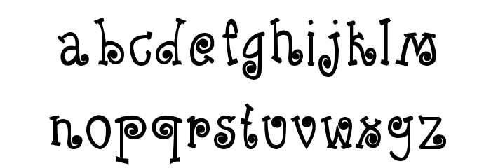 CRU-Kanda-Hand-Written-Bold Font LOWERCASE