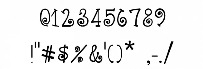 CRU-Kanda-Hand-Written Font OTHER CHARS