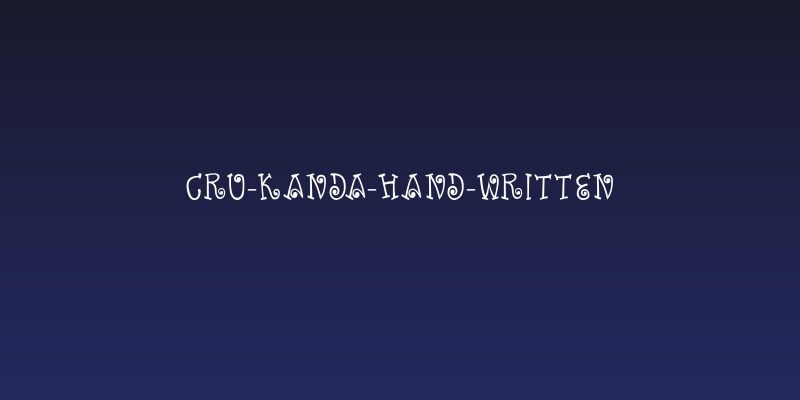 CRU-Kanda-Hand-Written Social Header