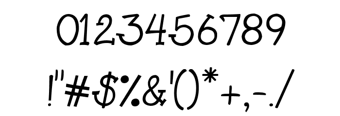 CRU-Kanda-Italic V.2 Font OTHER CHARS