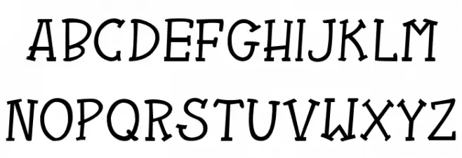 CRU-Kanda-Italic V.2 Schriftart Groß
