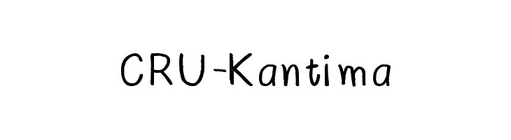 CRU-Kantima Font