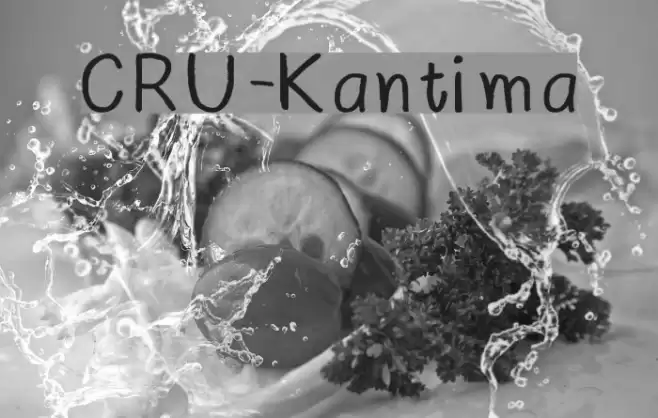 CRU-Kantima Font examples