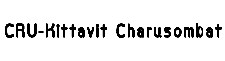 CRU-Kittavit Charusombat  baixar fontes gratis