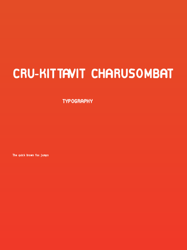 CRU-Kittavit Charusombat Poster