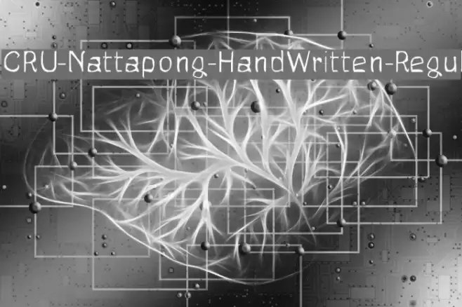 CRU-Nattapong-HandWritten-Regul Font examples