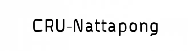 CRU-Nattapong  フリーフォントのダウンロード