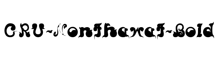 CRU-Nonthawat-Bold  font caratteri gratis
