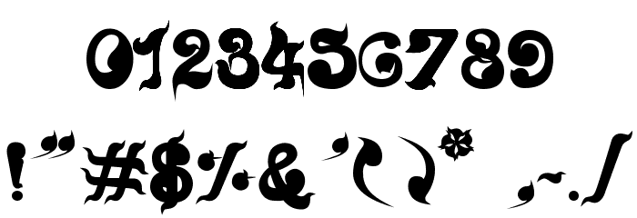 CRU-Nonthawat-Bold Font OTHER CHARS