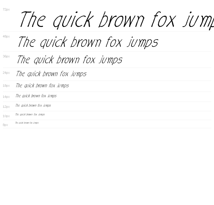 CRU-Nonthawat-Hand-Written Italic Waterfall