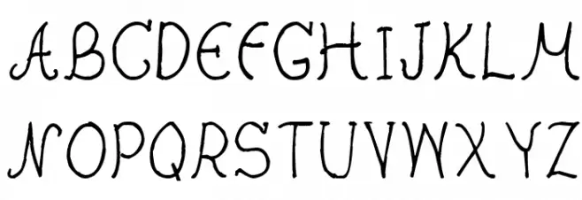CRU-Nonthawat-Hand-Written Regular Schriftart Groß