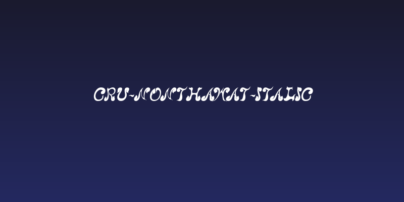 CRU-Nonthawat-Italic Social Header