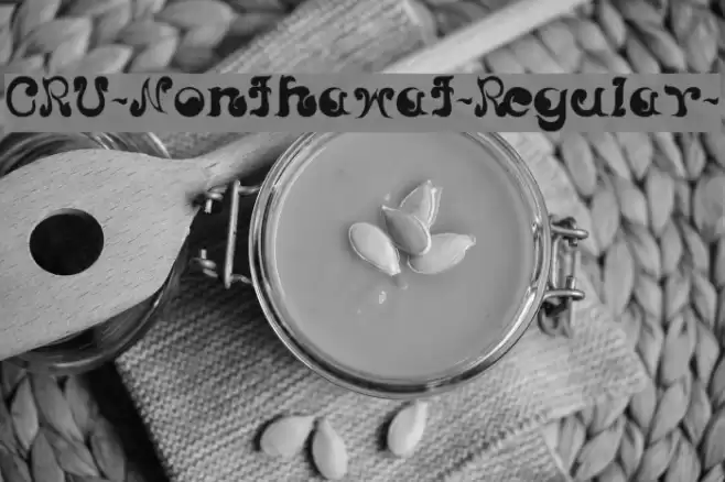 CRU-Nonthawat-Regular- Font examples