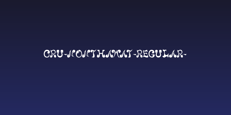 CRU-Nonthawat-Regular- Social Header