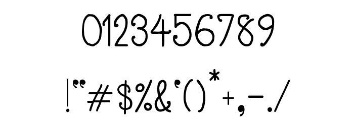 CRU-Pantgarn-written Font OTHER CHARS