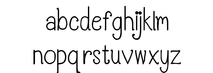 CRU-Pantgarn-written Font LOWERCASE