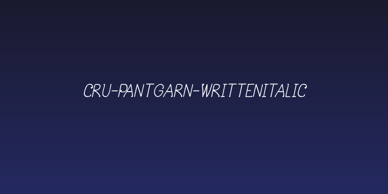 CRU-Pantgarn-writtenitalic Social Header