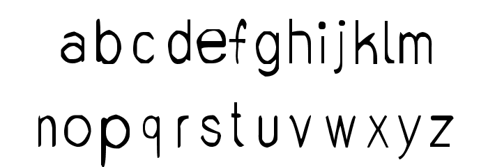 CRU-Paowarat-Hand-Written-Regul Font LOWERCASE