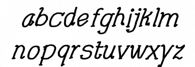 CRU-Pharit-Hand-Written v2 Bold Italic フォント 小文字