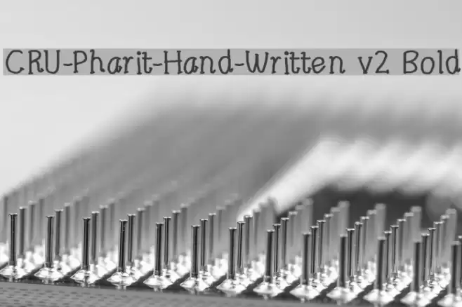 CRU-Pharit-Hand-Written v2 Bold Font examples