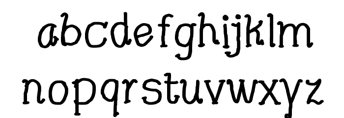 CRU-Pharit-Hand-Written v2 Bold Font LOWERCASE