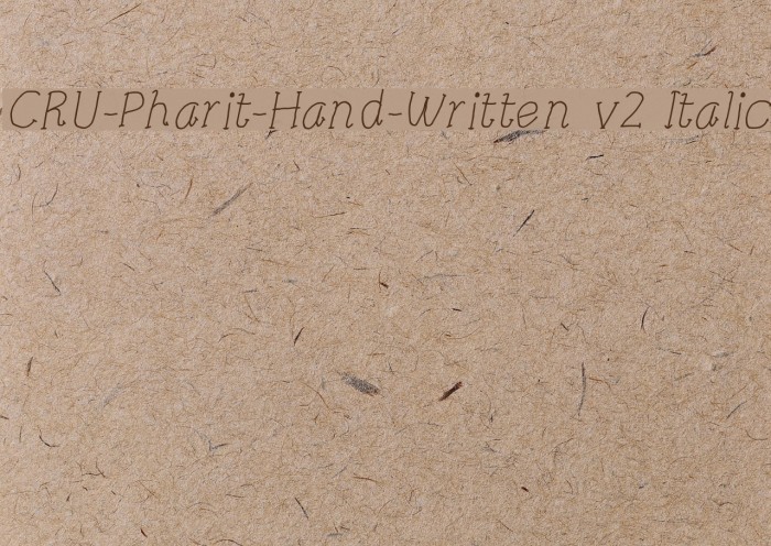 CRU-Pharit-Hand-Written v2 Italic Font examples