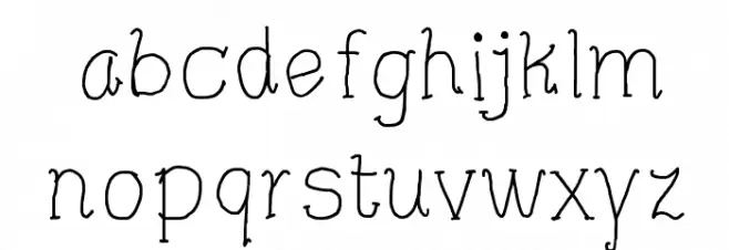 CRU-Pharit-Hand-Written v2 Regular フォント 小文字