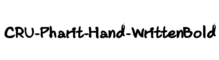 CRU-Pharit-Hand-WrittenBold Font