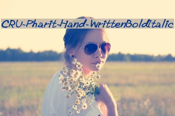 CRU-Pharit-Hand-WrittenBoldItalic Font examples