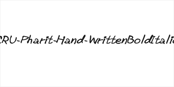 CRU-Pharit-Hand-WrittenBoldItalic Logo