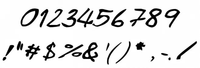 CRU-Pharit-Hand-WrittenItalic Font OTHER CHARS